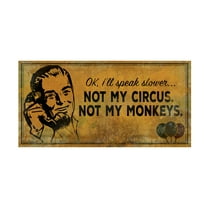 Trademark Fine Art 'Monkey' Canvas Art by ALI Chris