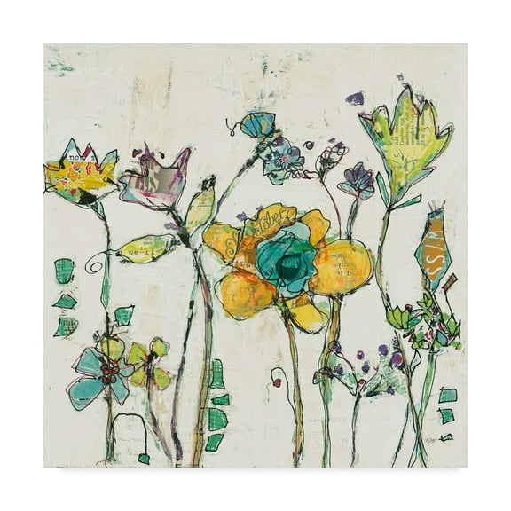 Trademark Fine Art 'Monkey and Mommy Cream' Canvas Art by Kellie Day