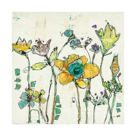 Trademark Fine Art 'Monkey and Mommy Cream' Canvas Art by Kellie Day