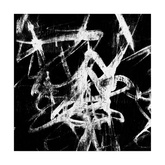 Trademark Fine Art 'Monotype Scribble III' Canvas Art by Jennifer Goldberger