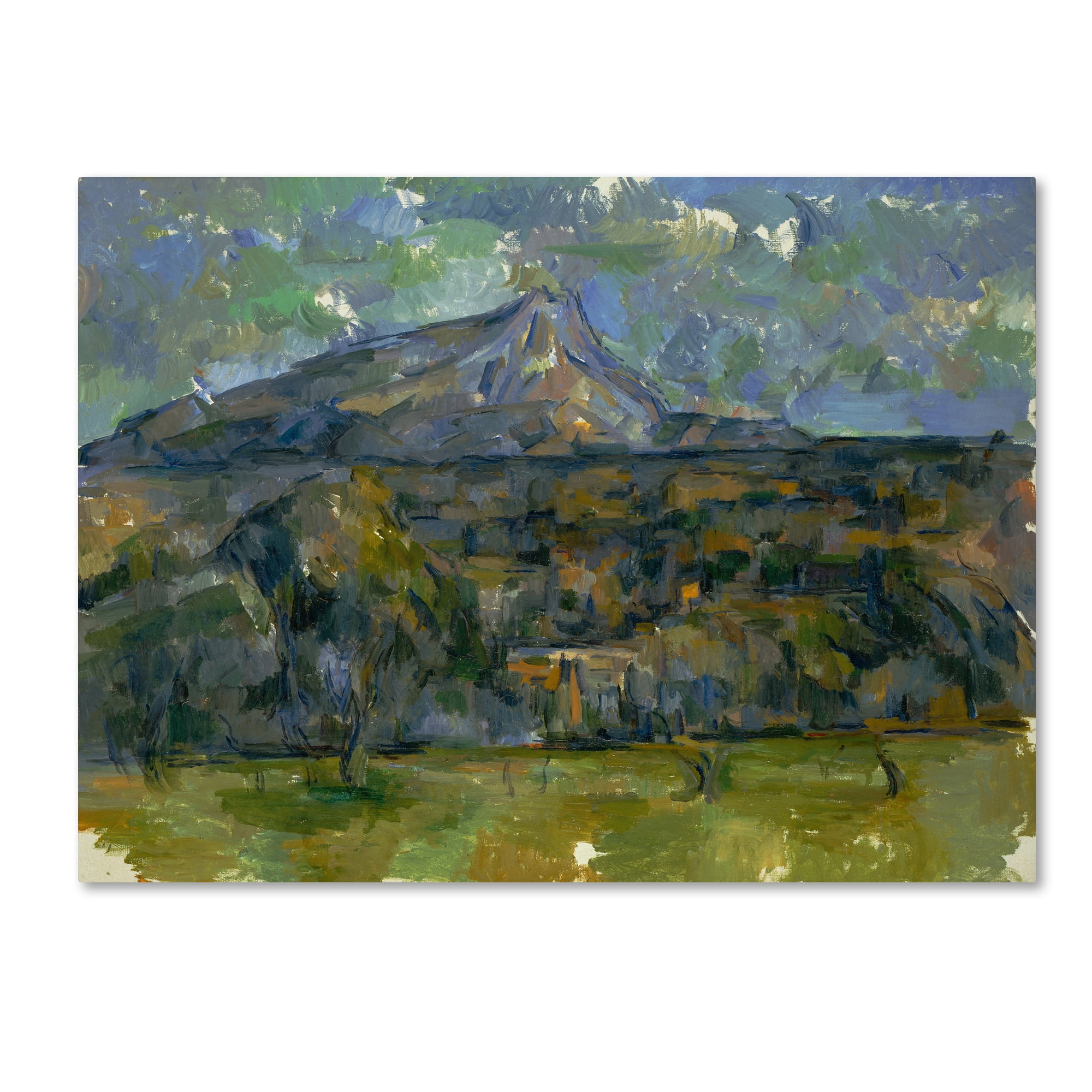 Trademark Fine Art 'Mont Sainte-Victoire' Canvas Art by Paul Cezanne