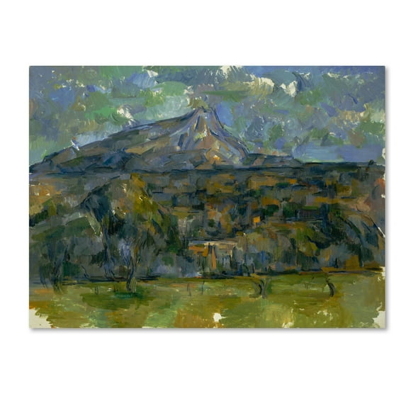 Trademark Fine Art 'Mont Sainte-Victoire' Canvas Art by Paul Cezanne