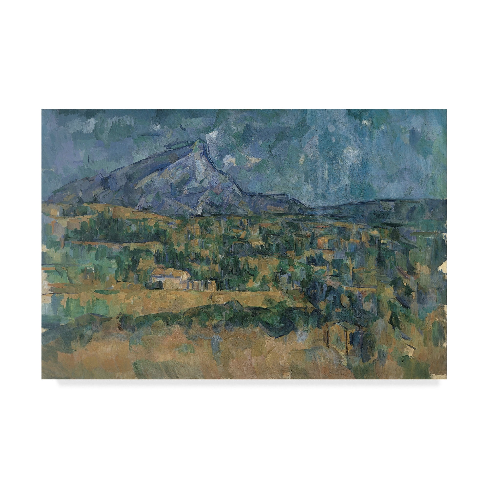 Trademark Fine Art 'Mont Saintevictoire' Canvas Art by Paul Cezanne