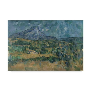 Trademark Fine Art 'Mont Saintevictoire' Canvas Art by Paul Cezanne