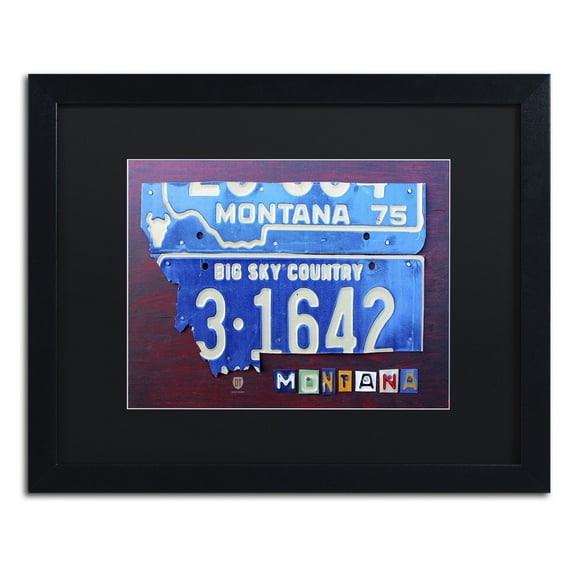 Trademark Fine Art Montana Framed Wall Art