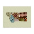 thumbnail image 1 of Trademark Fine Art 'Montana State Map' Canvas Art by Lanre Adefioye, 1 of 3