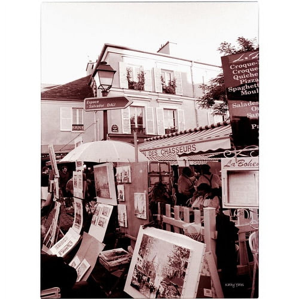 Trademark Fine Art 'Montmartre 2' Canvas Art by Kathy Yates