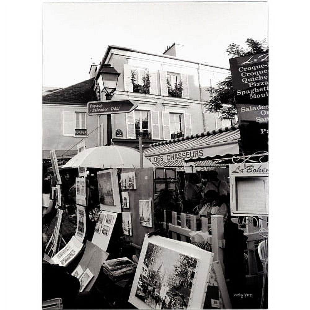 Trademark Fine Art 'Montmartre' Canvas Art by Kathy Yates