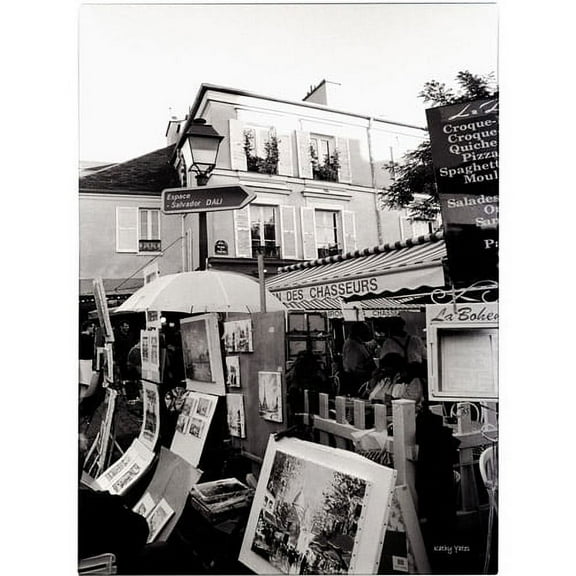 Trademark Fine Art 'Montmartre' Canvas Art by Kathy Yates