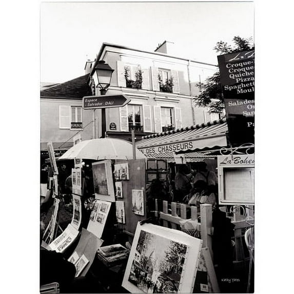 Trademark Fine Art 'Montmartre' Canvas Art by Kathy Yates