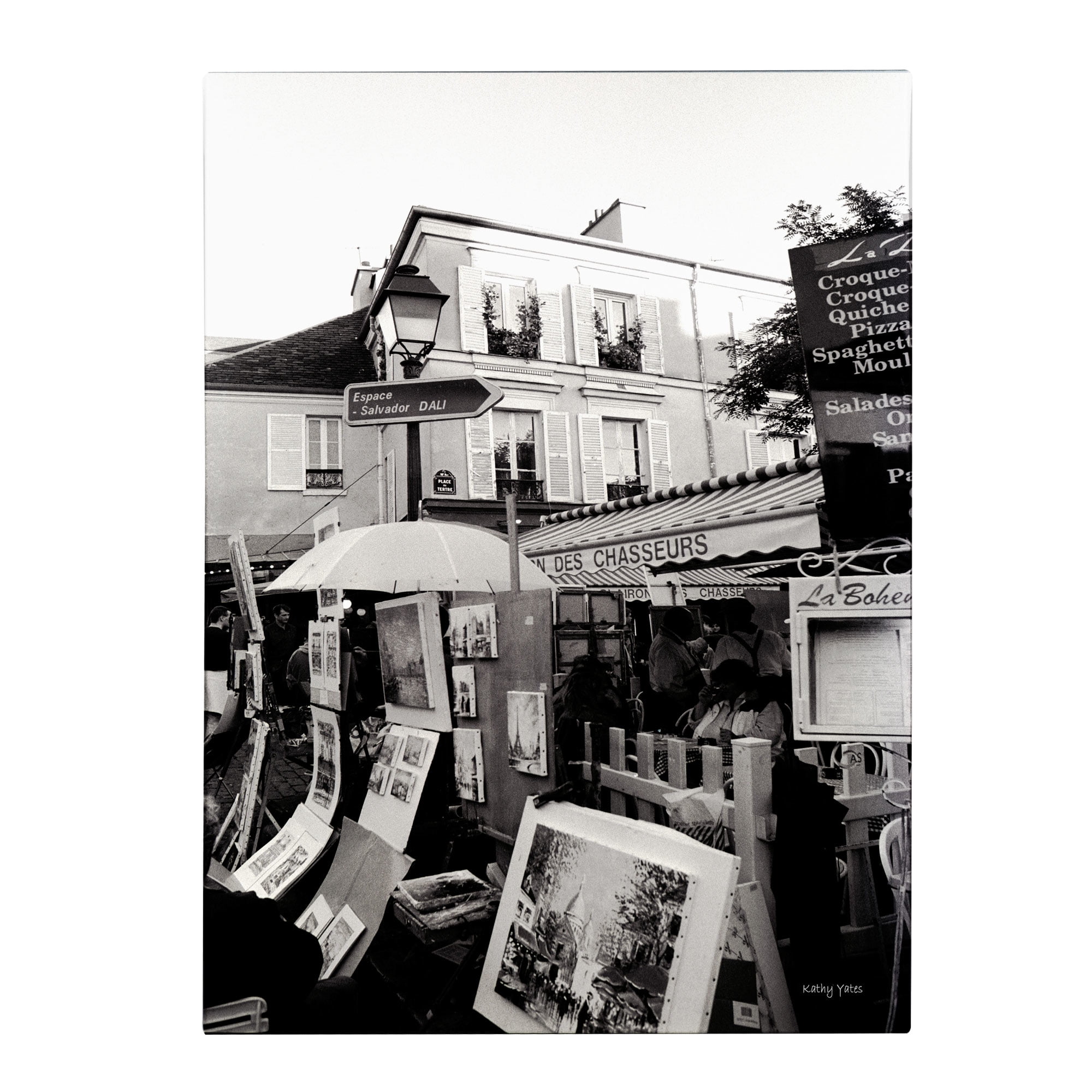Trademark Fine Art 'Montmartre' Canvas Art by Kathy Yates