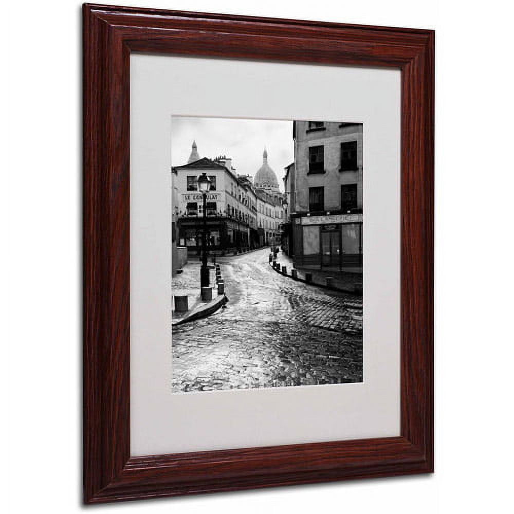 Trademark Fine Art "Montmartre" Framed Canvas Art by Chris Bliss