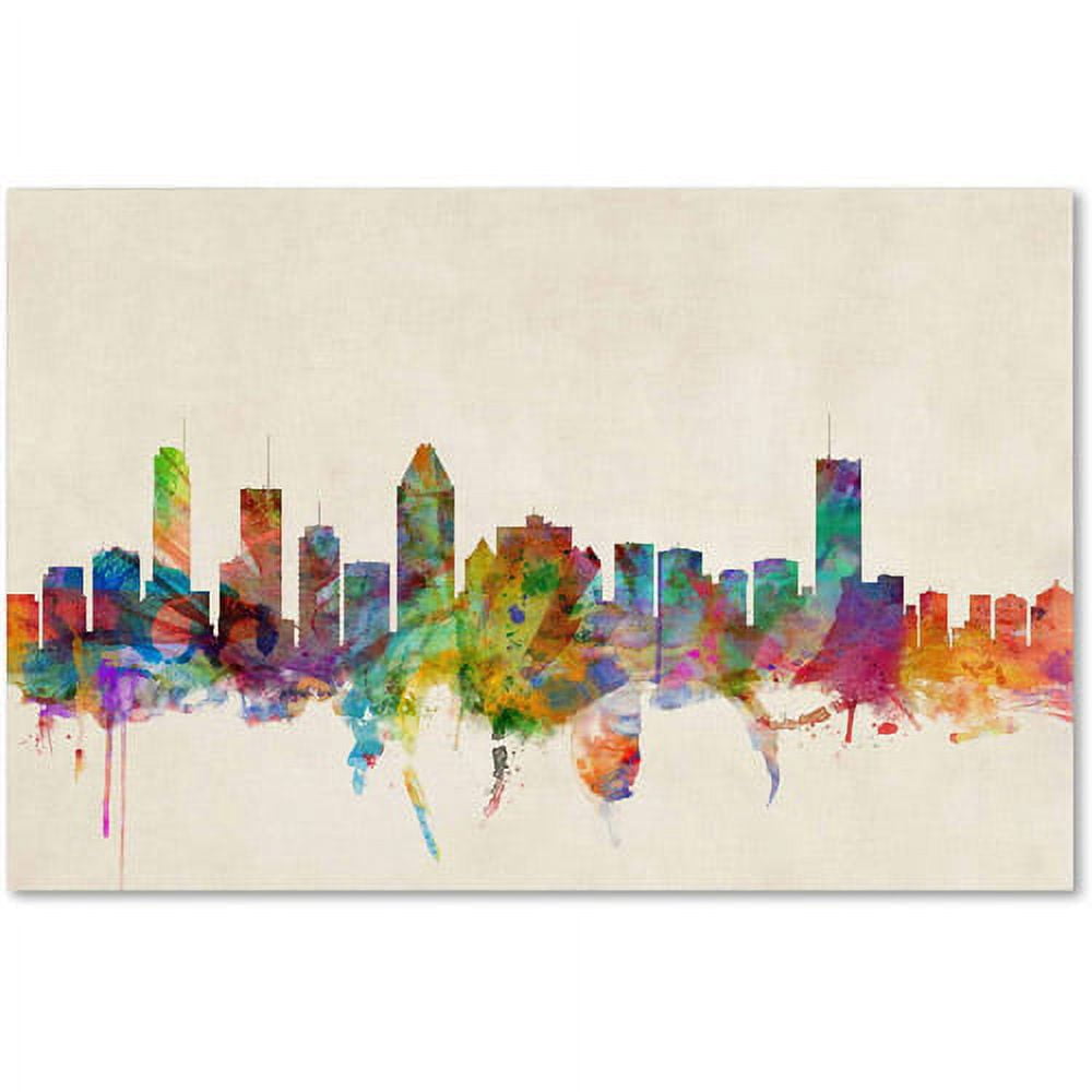 Trademark Fine Art "Montreal, Canada" Canvas Art by Michael Tompsett