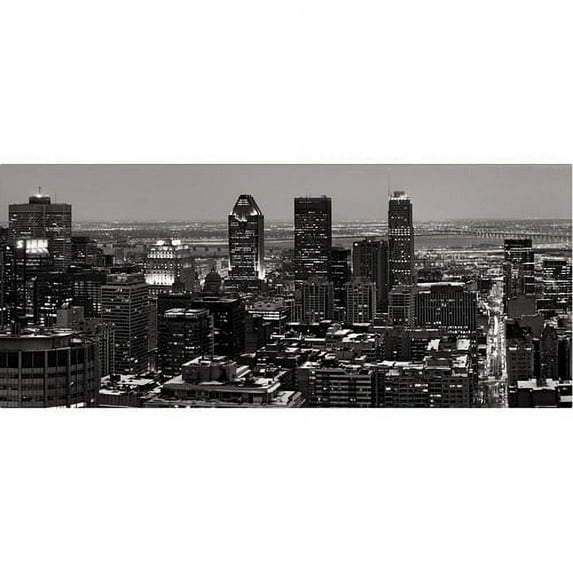 Trademark Fine Art "Montreal City" Canvas Art by Pierre Leclerc
