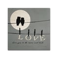 thumbnail image 1 of Trademark Fine Art "Moon Lovers I" Canvas Art by Pela Studio, 1 of 2