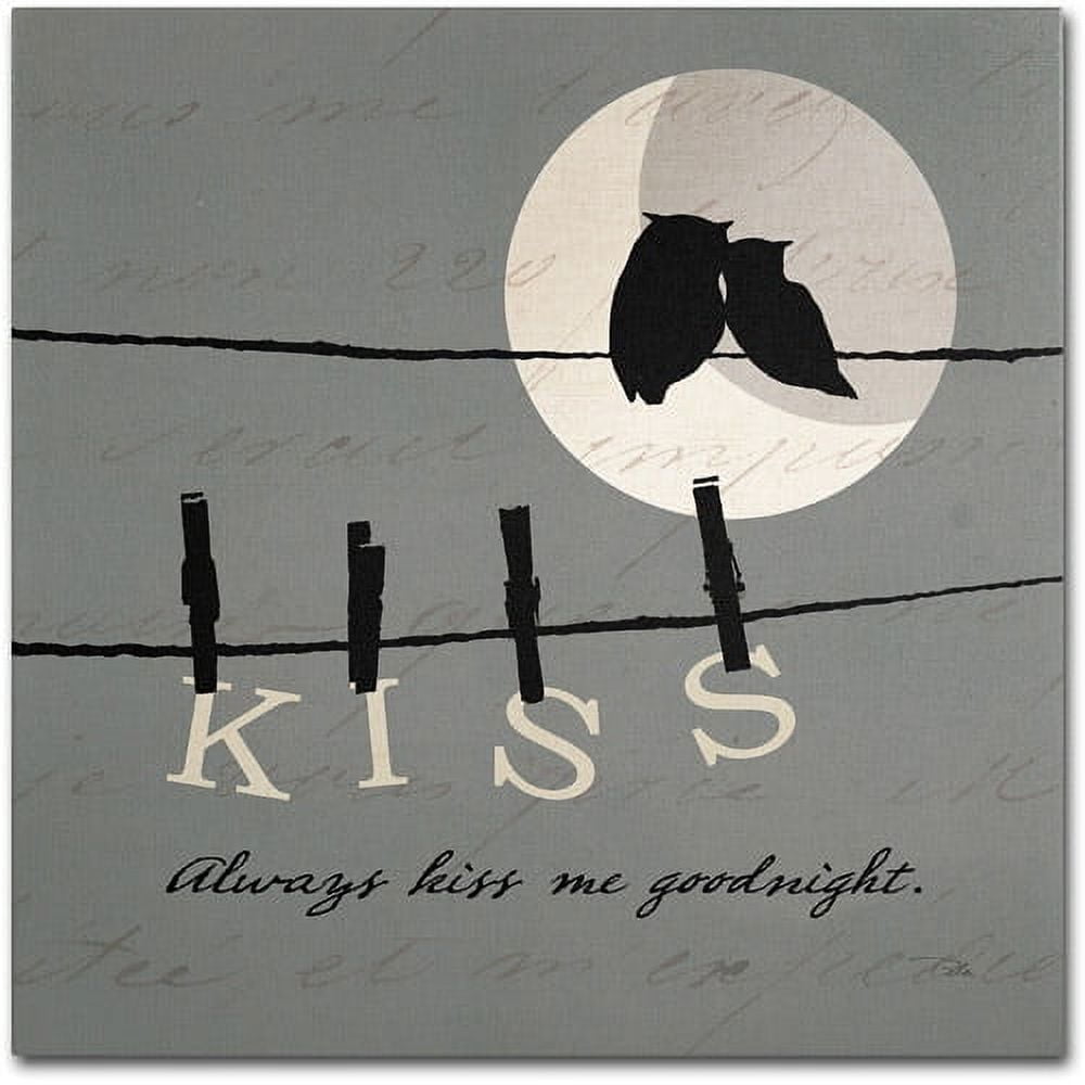 Trademark Fine Art "Moon Lovers II" Canvas Art by Pela Studio