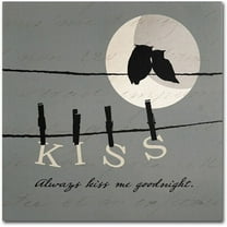 Trademark Fine Art "Moon Lovers II" Canvas Art by Pela Studio