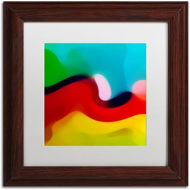 Trademark Fine Art "Moon Resting 1" Canvas Art by Amy Vangsgard White Matte, Wood Frame