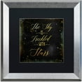 thumbnail image 1 of Trademark Fine Art "Moon and Back III" Canvas Art by Color Bakery, Black Matte, Silver Frame, 1 of 1