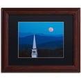 thumbnail image 1 of Trademark Fine Art "Moon over Vermont" Canvas Art by Michael Blanchette Photography Black Matte, Wood Frame, 1 of 4