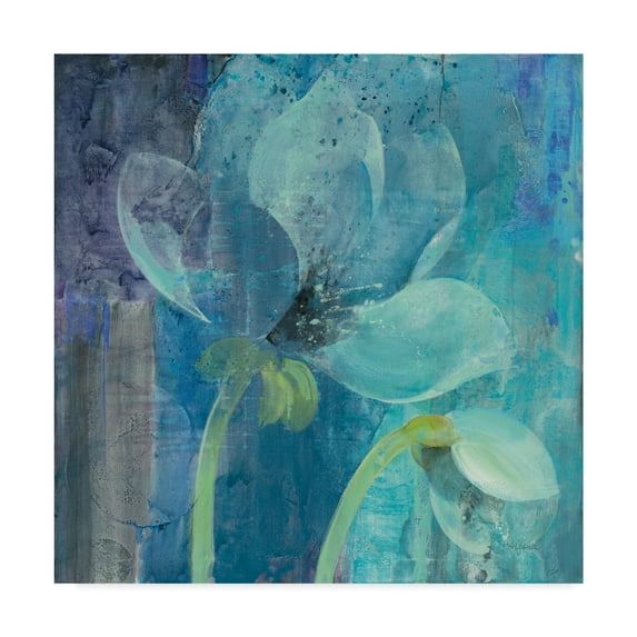 Trademark Fine Art 'Moonlight Garden' Canvas Art by Albena Hristova