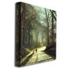 Trademark Fine Art "Moonlight Walk" Canvas Art by John Grimshaw