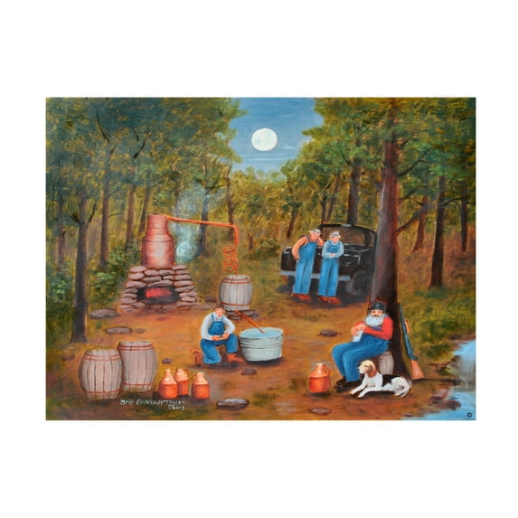 Trademark Fine Art 'Moonshine Run' Canvas Art by Arie Reinhardt Taylor