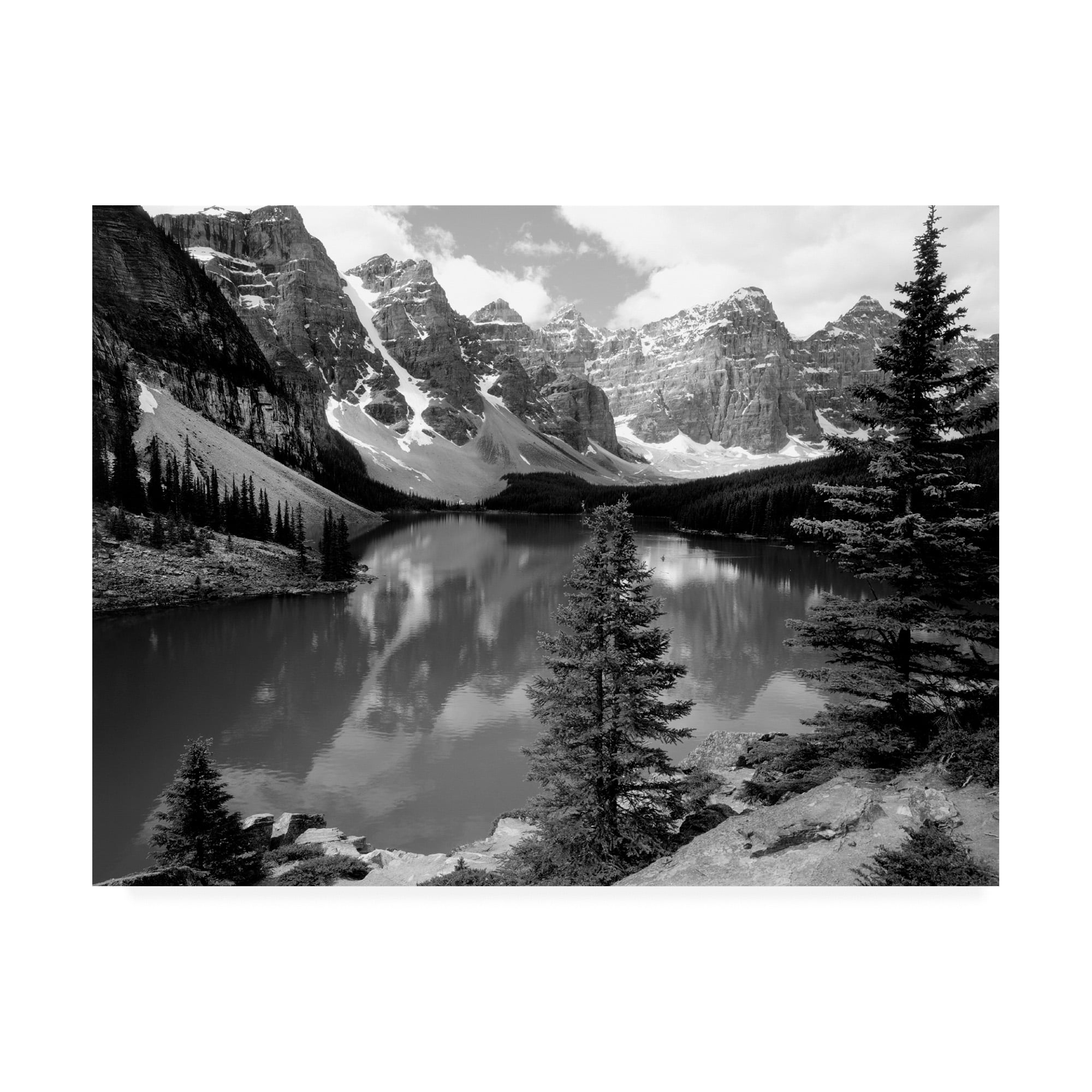 Trademark Fine Art 'Moraine Lake Canadian Rockies Canada' Canvas Art by Monte Nagler