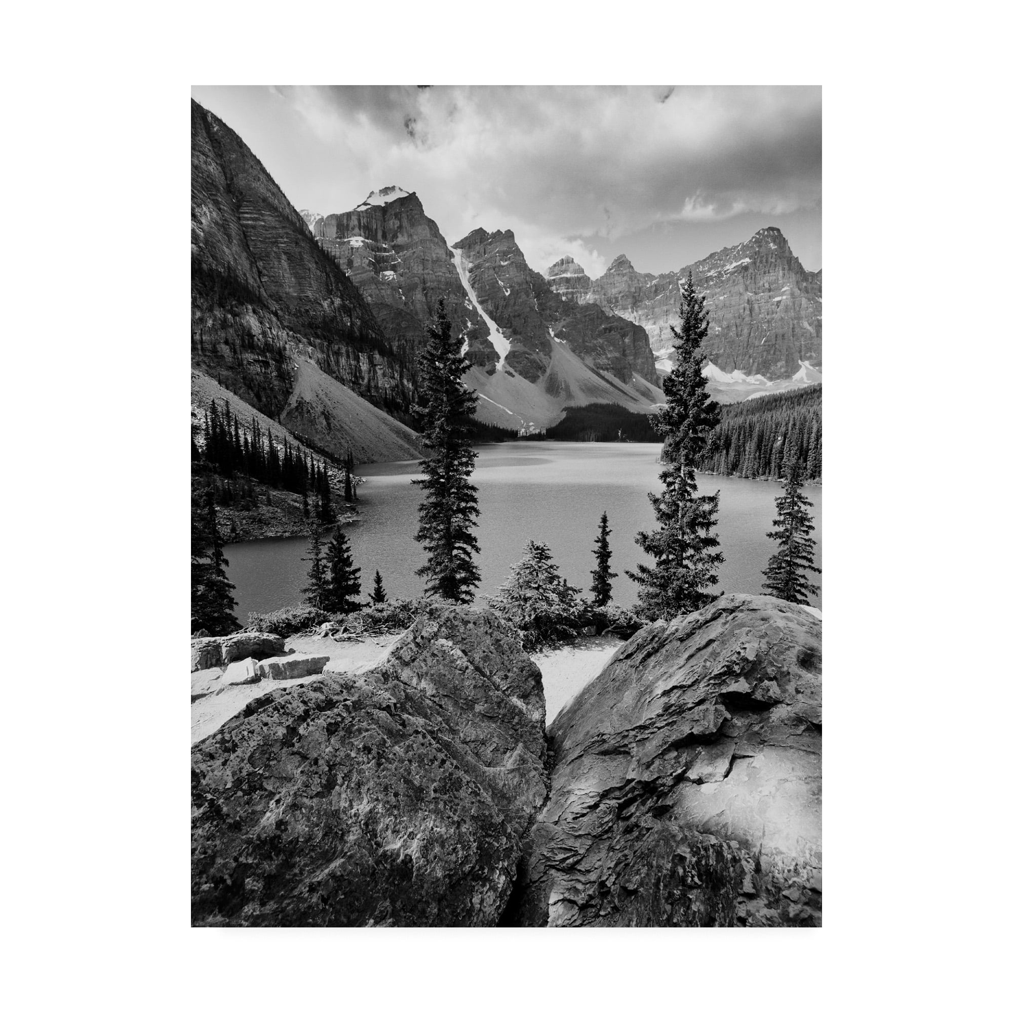 Trademark Fine Art 'Moraine Lake Canadian Rockies' Canvas Art by Monte Nagler
