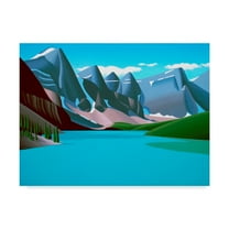 Trademark Fine Art 'Moraine Lake' Canvas Art by Ron Parker