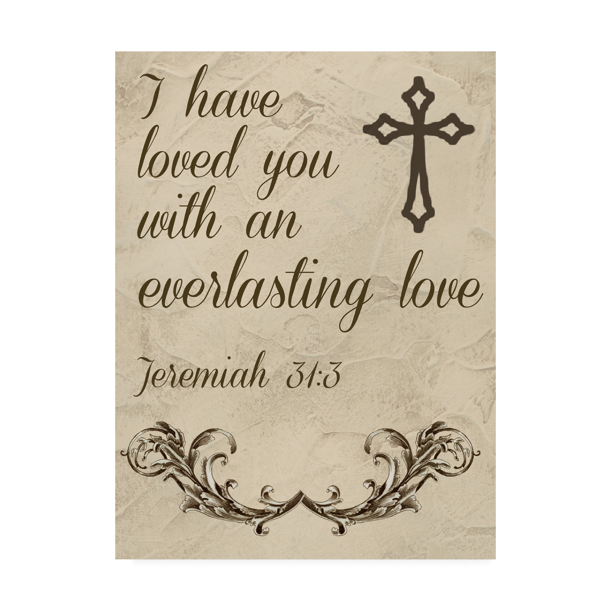 Trademark Fine Art 'More Than Words I' Canvas Art by Studio W