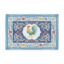 Trademark Fine Art 'Morning Bloom I Blue' Canvas Art by Daphne Brissonnet