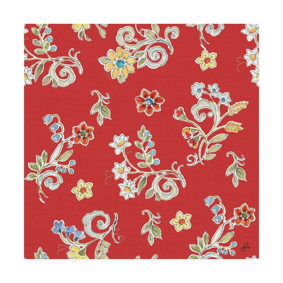 Trademark Fine Art 'Morning Bloom Pattern IIC' Canvas Art by Daphne Brissonnet