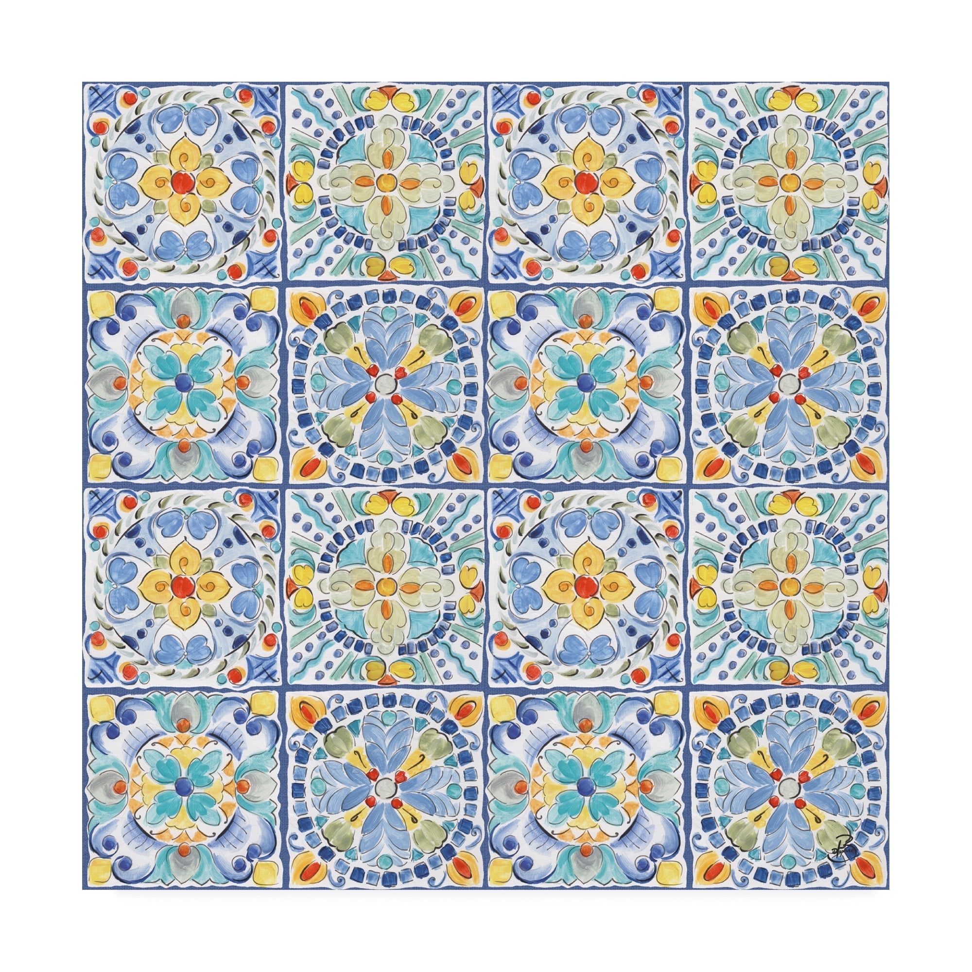 Trademark Fine Art 'Morning Bloom Pattern IV' Canvas Art by Daphne Brissonnet
