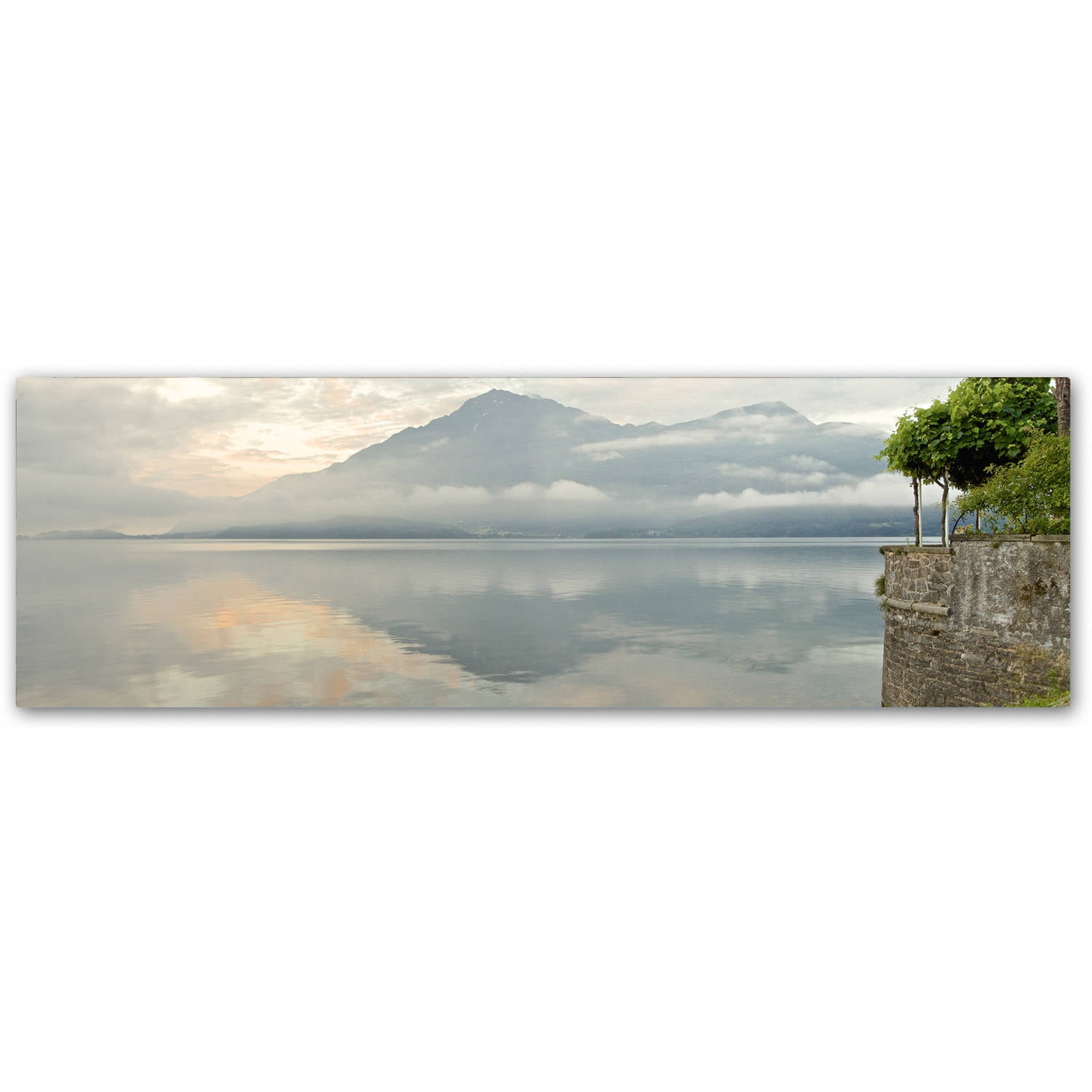 Trademark Fine Art "Morning Fog" Canvas Art by Alan Blaustein