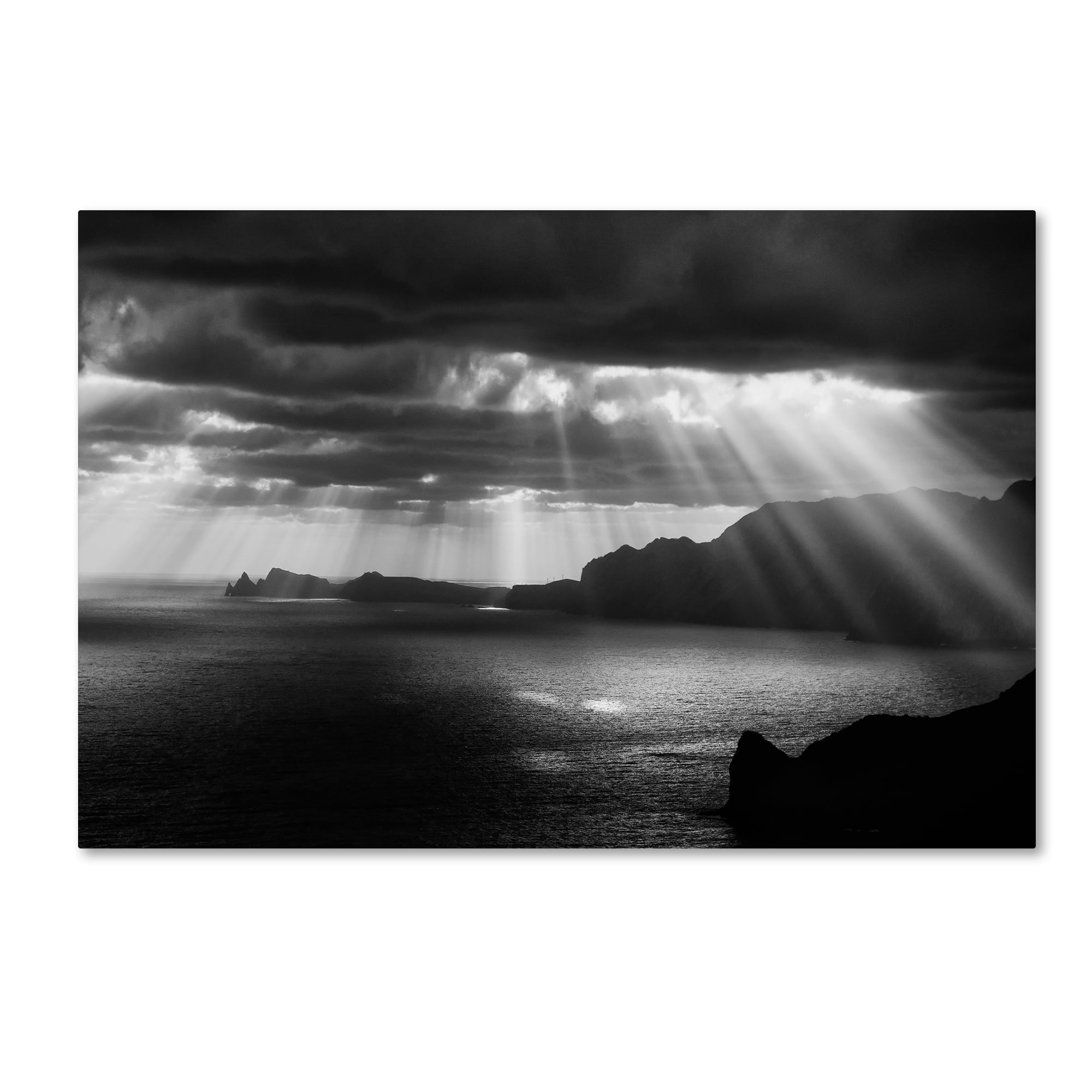 Trademark Fine Art 'Morning Rays' Canvas Art by Andre Gehrmann
