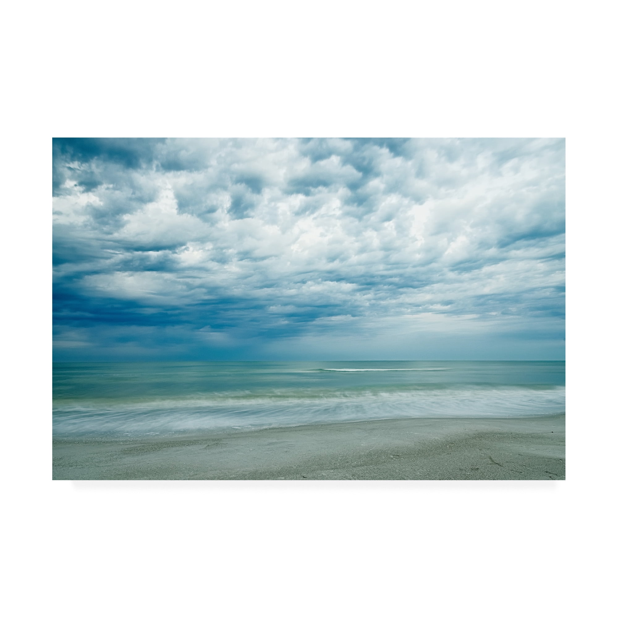 Trademark Fine Art 'Morning at the Beach' Canvas Art by Chuck Burdic