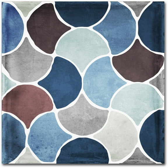 Trademark Fine Art "Moroccan Blues II" Canvas Art by Color Bakery