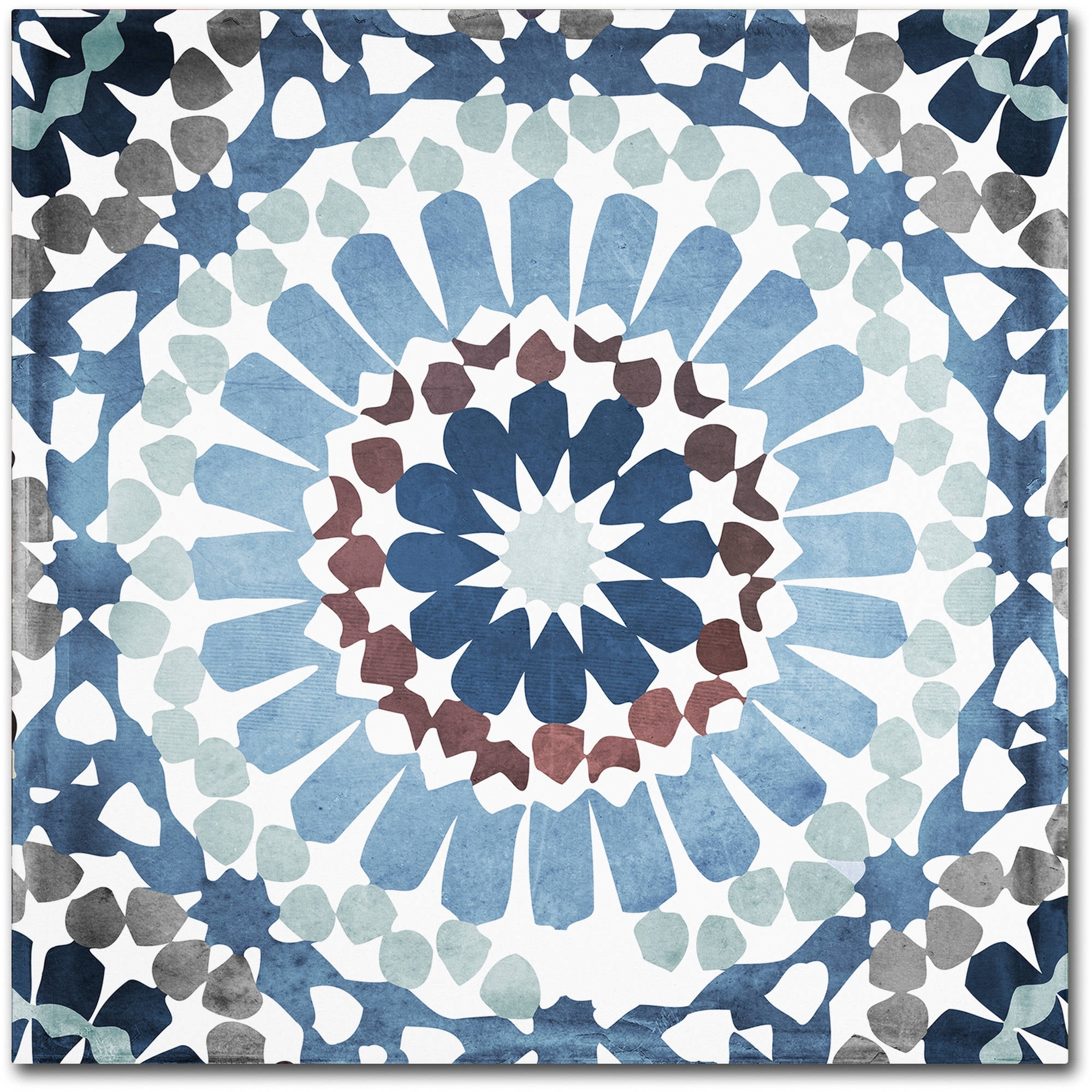 Trademark Fine Art "Moroccan Blues IV" Canvas Art by Color Bakery