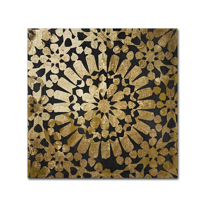 Trademark Fine Art "Moroccan Gold III" Canvas Art by Color Bakery