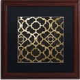 thumbnail image 1 of Trademark Fine Art "Moroccan Gold IV" Canvas Art by Color Bakery, Black Matte, Wood Frame, 1 of 1