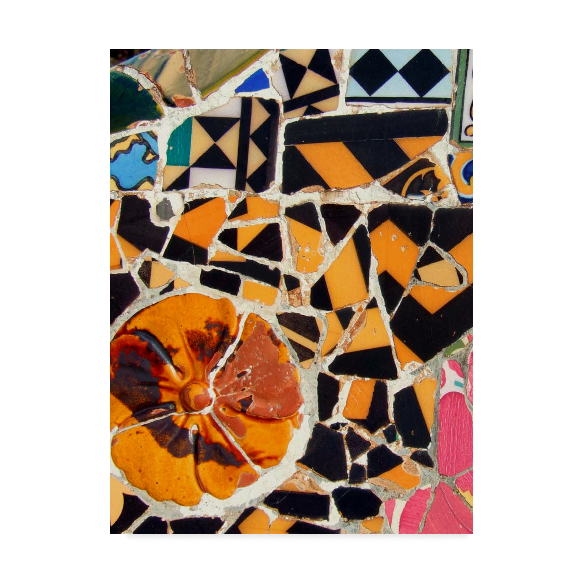 Trademark Fine Art 'Mosaic Fragments IV' Canvas Art by Vision Studio