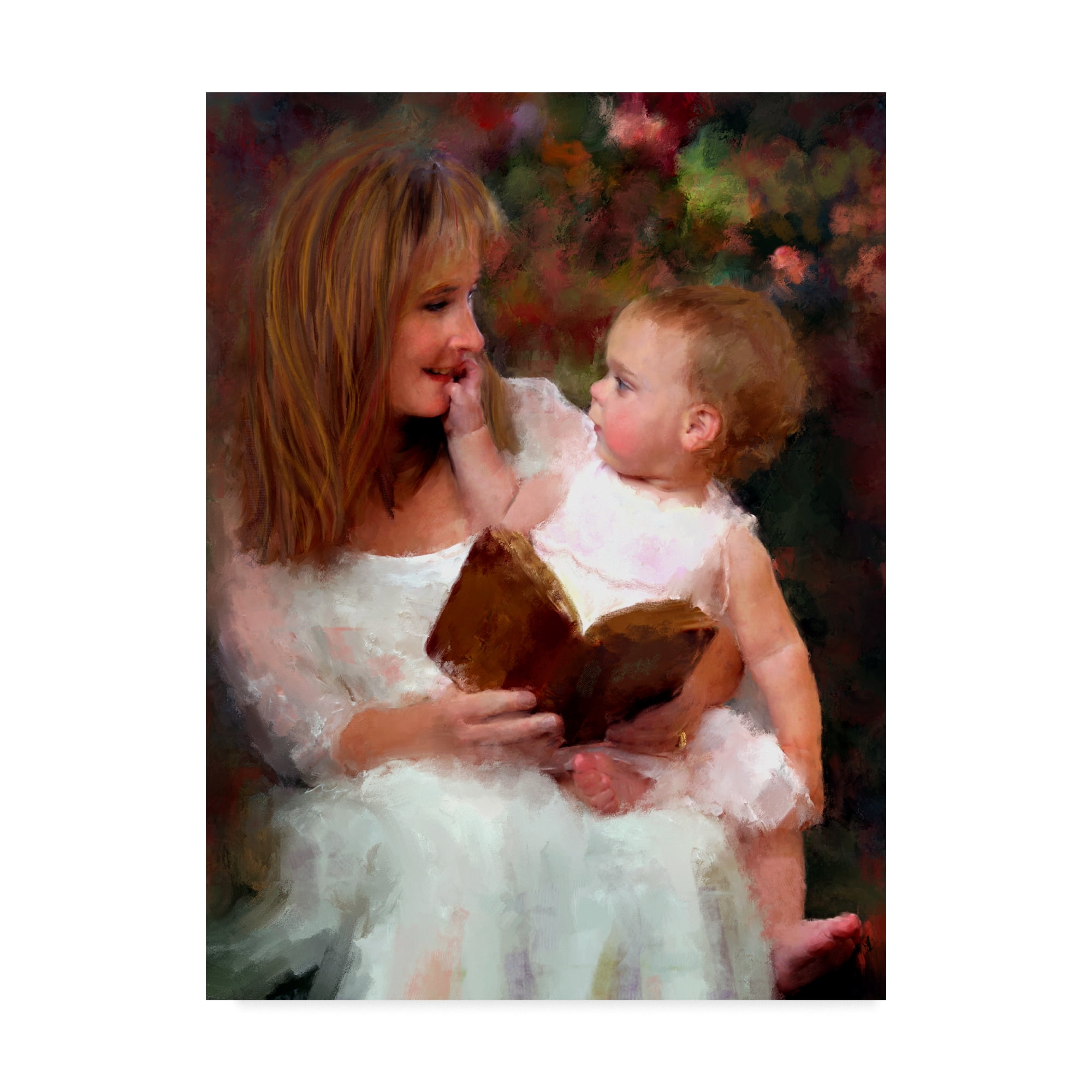 Trademark Fine Art 'Mother And Child' Canvas Art by Sharon Forbes