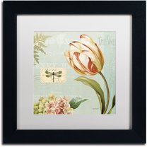 Trademark Fine Art "Mothers Treasure II" Canvas Art by Lisa Audit, White Matte, Black Frame