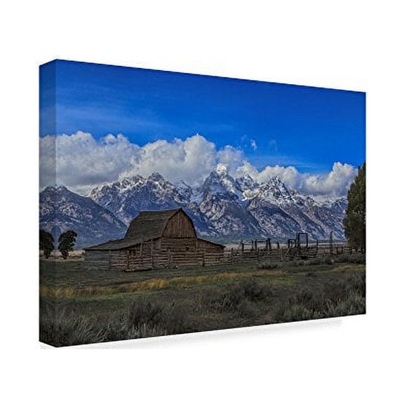 Trademark Fine Art 'Moulton Barn' Canvas Art by Galloimages Online