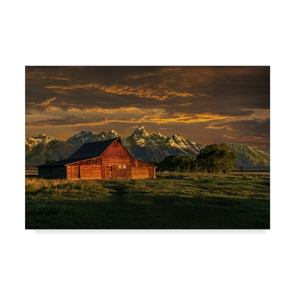 Trademark Fine Art 'Moulton Barn Sunrise' Canvas Art by Galloimages Online