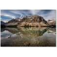 thumbnail image 1 of Trademark Fine Art 'Mount Crowfoot Reflection' Canvas Art by Pierre Leclerc, 1 of 1