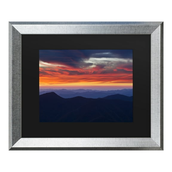 Trademark Fine Art 'Mount Mitchell Sunset' Canvas Art by Pierre Leclerc
