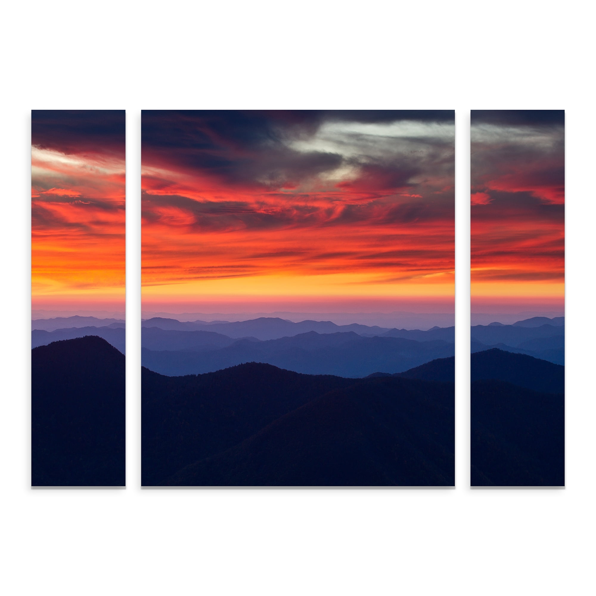 Trademark Fine Art 'Mount Mitchell Sunset' Canvas Art by Pierre Leclerc