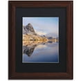 thumbnail image 1 of Trademark Fine Art 'Mountain Cascade' Canvas Art by Michael Blanchette Photography, Black Matte, Wood Frame, 1 of 4
